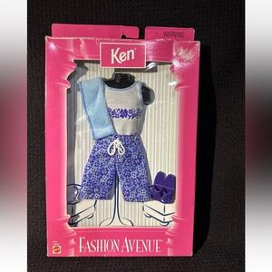 NEW Barbie Mattel Fashion Avenue 1998 Ken Clothes beach swim trunks 18099 NRFB